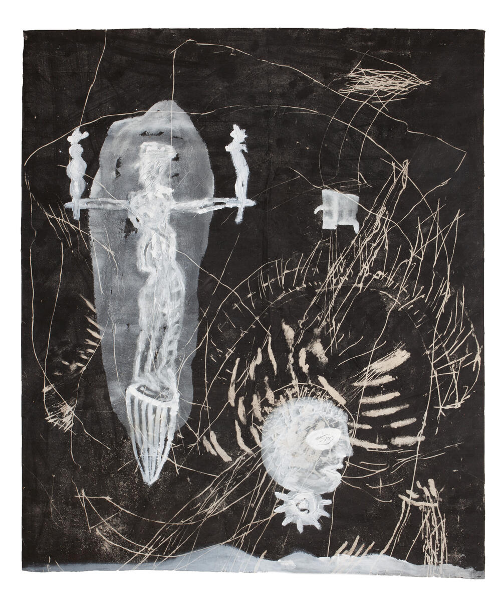 Bild von der Seite „PASSING SNOW – Skulpturen und Zeichnungen“ (Foto: Photographer: Herve Maillet)