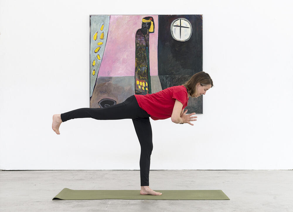 Bild von der Seite „Special: Kunst & Yoga in der Galerie“ (Foto: jens weyers)